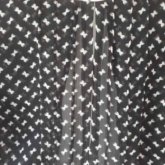 Charlotte Russe Blouse Open Back Tie Waist Sz M - Picture 4 of 8